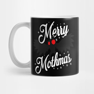 Cute Mothman Christmas Merry Mothmas Mothman Santa Ugly Christmas Mug